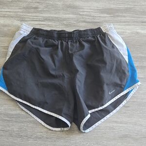 Nike Women's Black and Blue Running Shorts